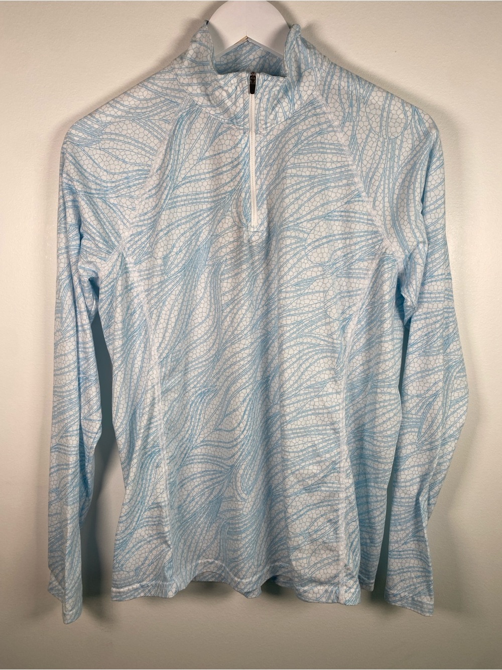 NWT Orvis Light Blue Quarter Zip